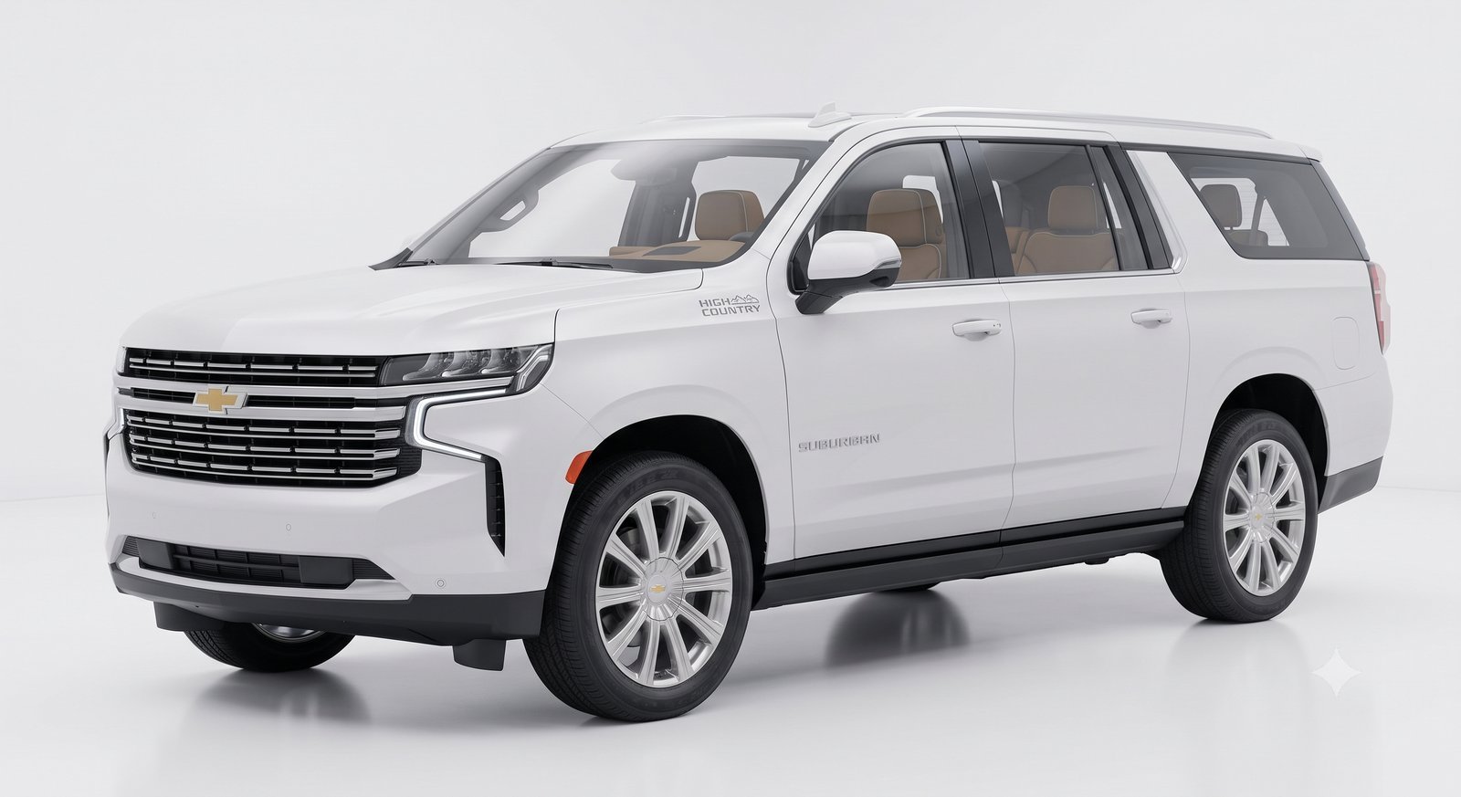 Full-size SUV with factory (untinted) windows