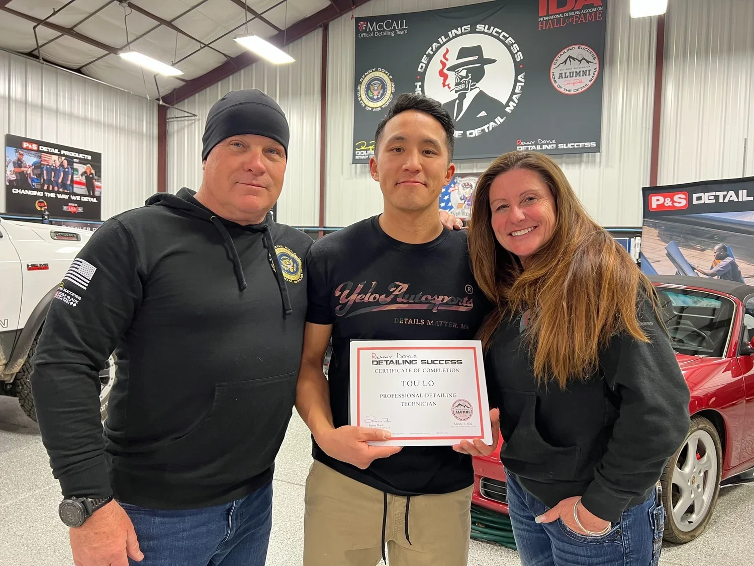 Yelo Autosports advanced detailing certification course with master detailer Renny Doyle