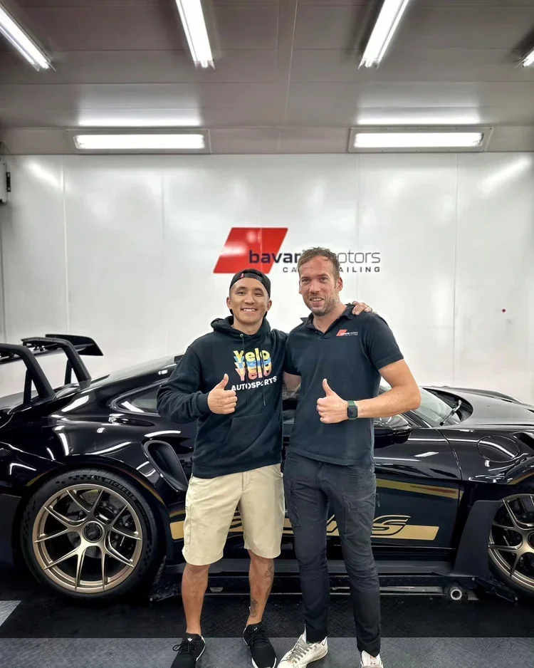 Yelo Autosports ceramic coating and clear bra training with Bavaria Motors in Harelbeke, Belgium