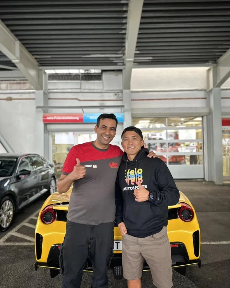 Yelo Autosports PPF training with Mira Auto Wellness in Alte Bleiche, Germany