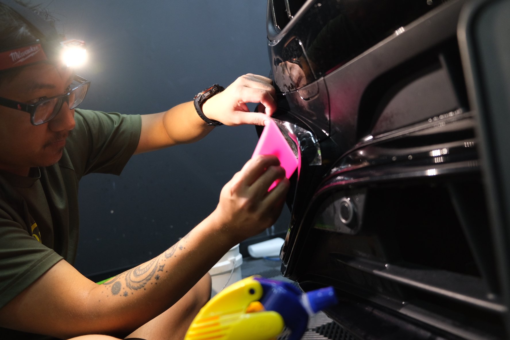 Basic PPF coverage — hood front, fenders and mirrors install — Yelo Autosports Minneapolis